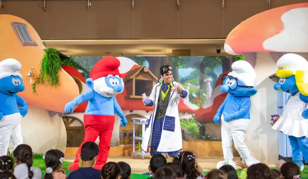 smurfs-nakheel-mall-summer-activities-in-dubai-for-kids